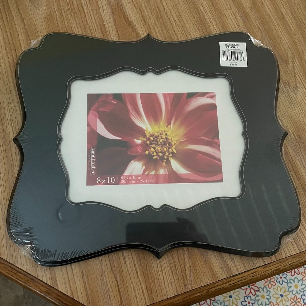 Black Frame with Gold Trim